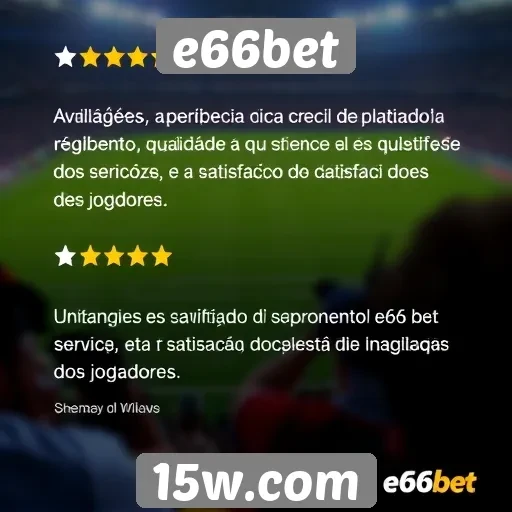 Avaliações de usuários destacam experiência no e66bet